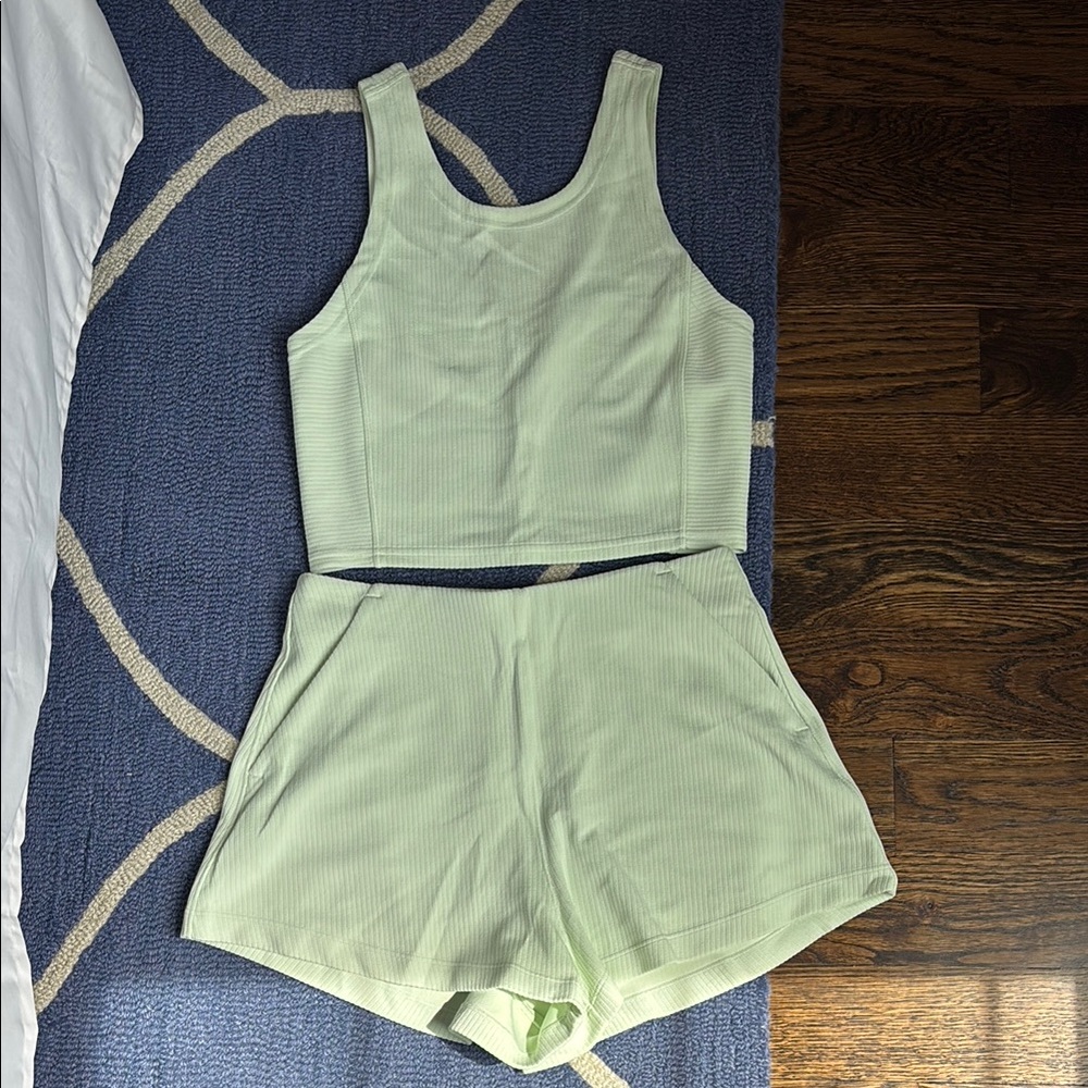 lululemon athletica Light Green Jumpsuit